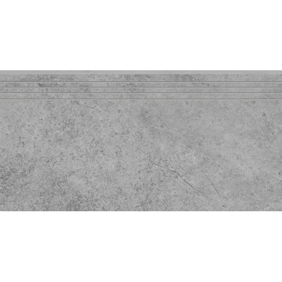 Керамогранит Ступени 35266 TACOMA SILVER Ступень прямая 59.7x29.7x0.8