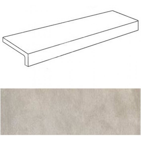 Керамогранит Ступени 41384 WALK ELEM.ELLE GRIGIO CHIA 15x30