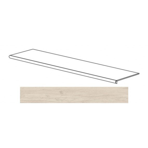 Керамогранит Ступени 52100 Just GRADONE SBIANCATO 120x4x32