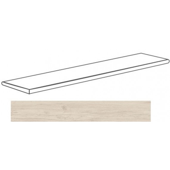 Керамогранит Ступени 52120 Just GRAD.ANG.SX SBIANCATO 120x4x32