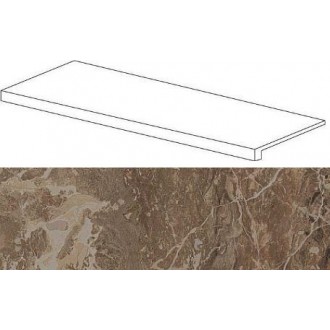 Ступени 620070000920 Privilege Moka Scalino Frontale 33x120