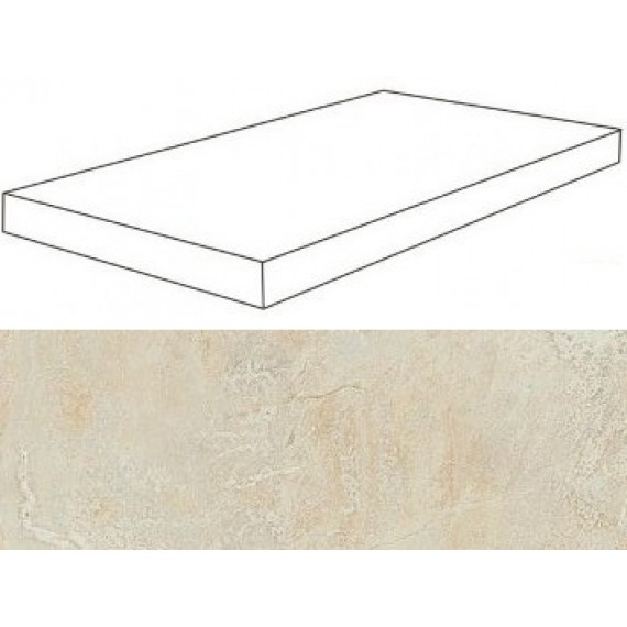 Керамогранит Ступени 620070001014 Force Ivory Scalino Angolare DX 33x120