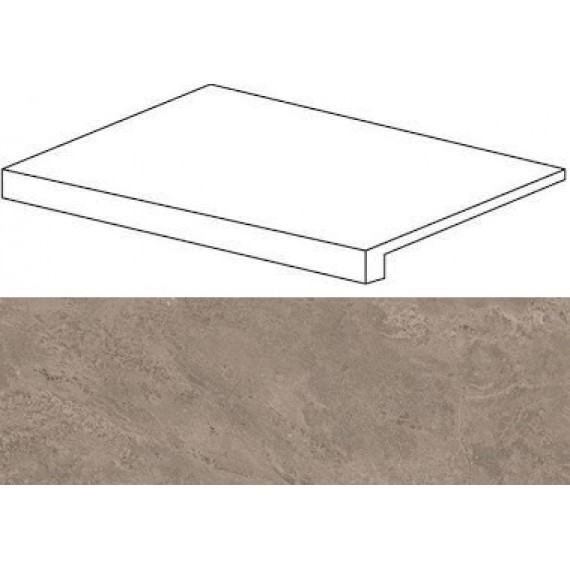 Керамогранит Ступени 620070001024 Force Grey Scalino Frontale 33x60