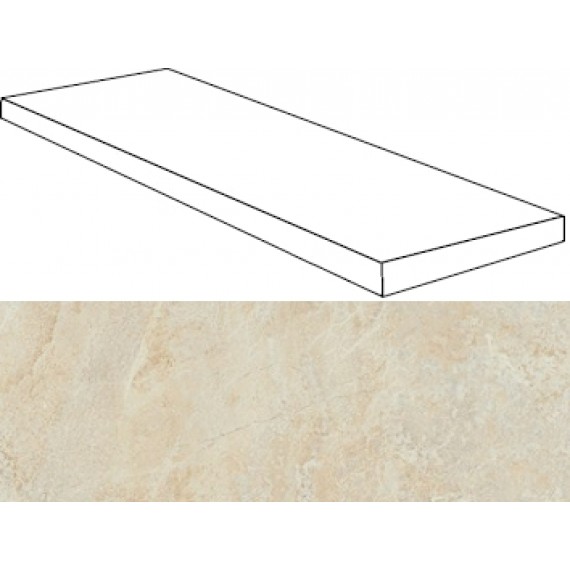Керамогранит Ступени 620070001030 Force Ivory Scalino Angolare SX 33x60