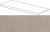 Ступени 620070001081 Silver Grey Scalino Frontale Lap 33x120