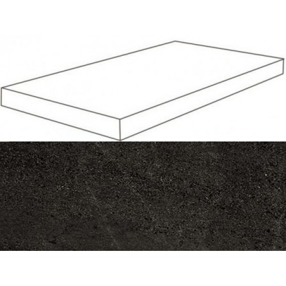 Керамогранит Ступени 620070001093 Dark Scalino Angolare DX Lap 33x120