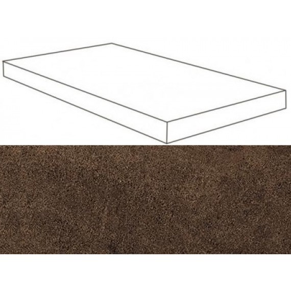 Керамогранит Ступени 620070001107 Moka Scalino Angolare SX 33x120