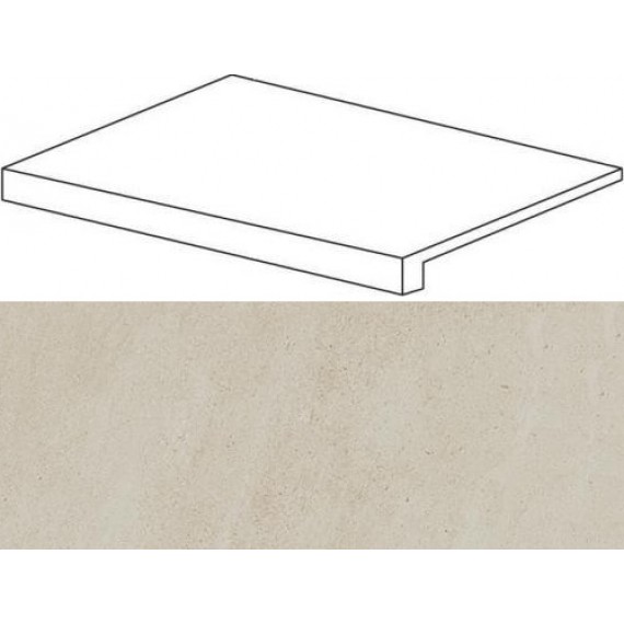 Керамогранит Ступени 620070001109 Ice Mist Scalino Frontale Lap 33x60