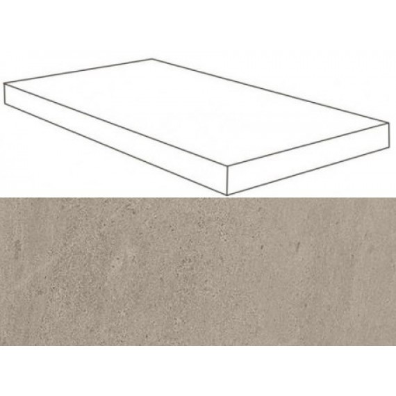 Керамогранит Ступени 620070001136 Silver Grey Scalino Angolare SX 33x60
