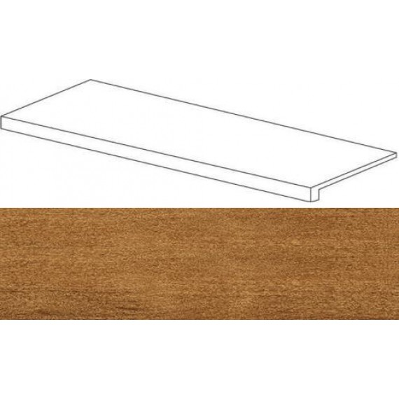 Керамогранит Ступени 620070001147 Verity Cognac Scalino Frontale 33x120