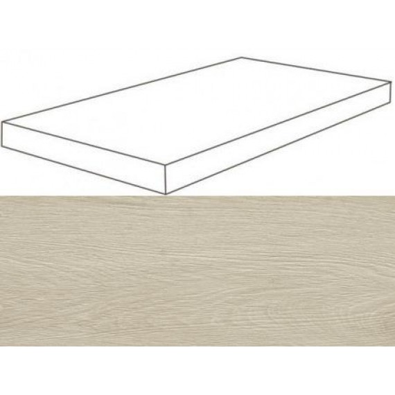 Керамогранит Ступени 620070001149 Verity White Scalino Angolare DX 33x120