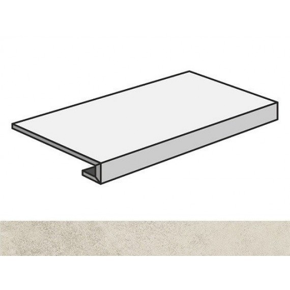 Керамогранит Ступени 620070001314 Drift White Scal.60 Front/Дрифт Вайт Ступ.60 Фронт 33x60