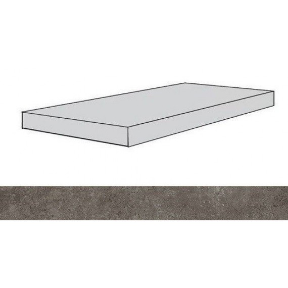 Керамогранит Ступени 620070001320 Drift Grey Scal.60 Ang.Dx/Дрифт Грей Ступ.60 Угл.Пр 33x60