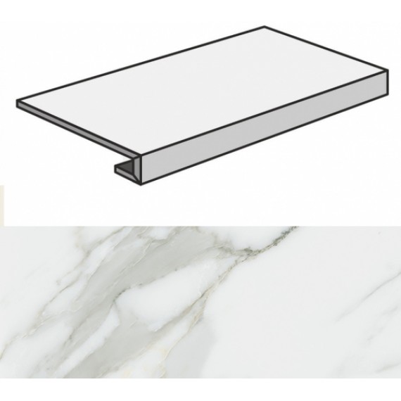 Ступени 69840 GRADONE CALACATTA LEV/RET 33x60