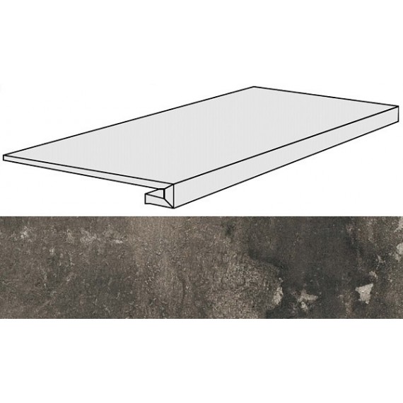 Керамогранит Ступени 742255 La Roche Mud Gradino 33x120x3