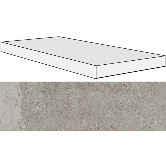 Керамогранит Ступени 742258 La Roche Grey Ang.Gradino DX 33x120x3