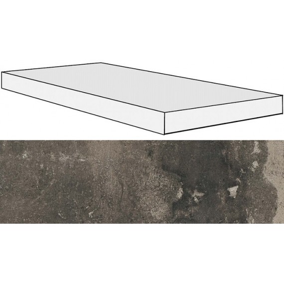 Керамогранит Ступени 742259 La Roche Mud Ang.Gradino DX 33x120x3
