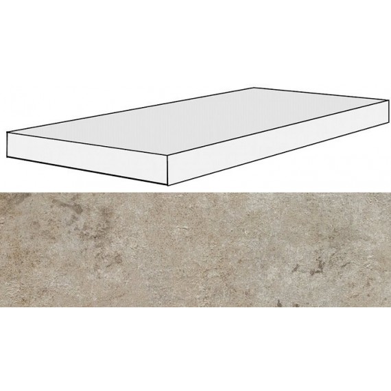 Керамогранит Ступени 742261 La Roche Ecru Ang.Gradino SX 33x120x3