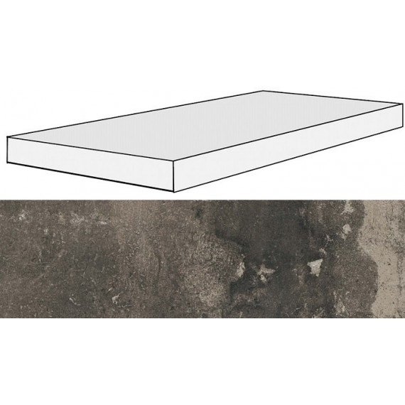 Керамогранит Ступени 742263 La Roche Mud Ang.Gradino SX 33x120x3