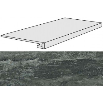 Ступени 748331 Travertini Black Gradino Glossy 33x120x3