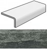 Ступени 748335 Travertini Black Elemento Elle Strutturato 20x40x6