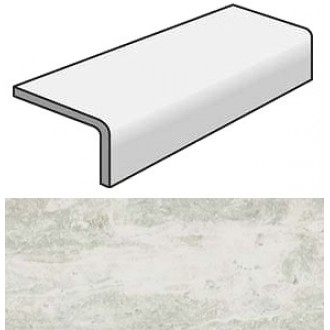 Ступени 748336 Travertini White Elemento Elle Strutturato 20x40x6