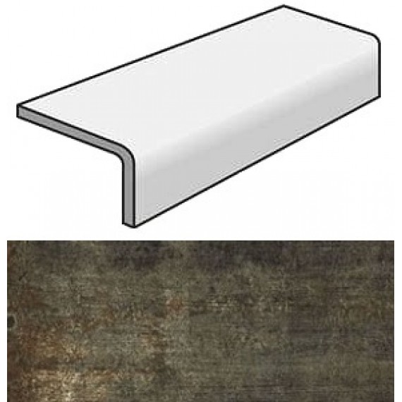 Керамогранит Ступени 755959 Matieres Barrique Elemento Elle Strutturato 15x30x4