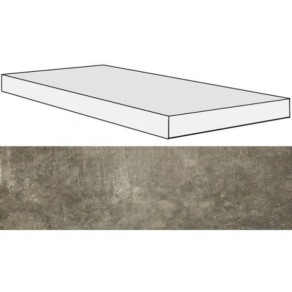 Керамогранит Ступени 755968 Matieres Gris Ang.Gradino DX 33x120x3