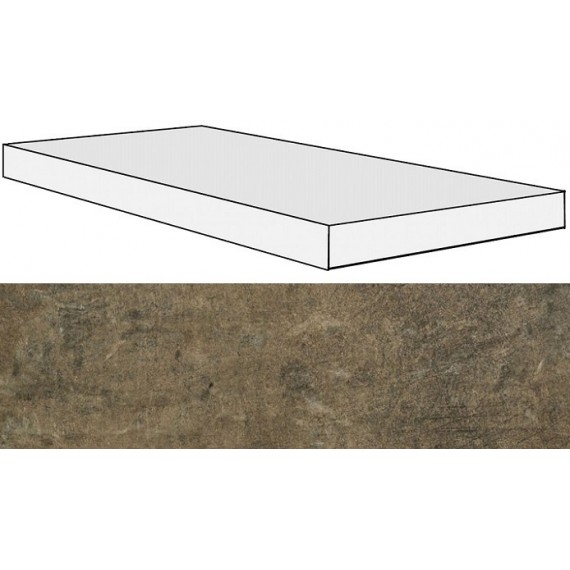 Керамогранит Ступени 755970 Matieres Brun Ang.Gradino DX 33x120x3