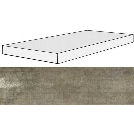 Керамогранит Ступени 755974 Matieres Gris Ang.Gradino SX 33x120x3