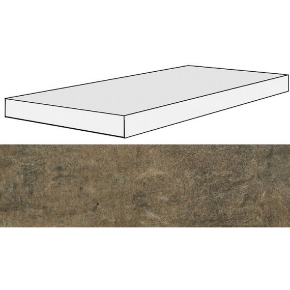 Керамогранит Ступени 755976 Matieres Brun Ang.Gradino SX 33x120x3