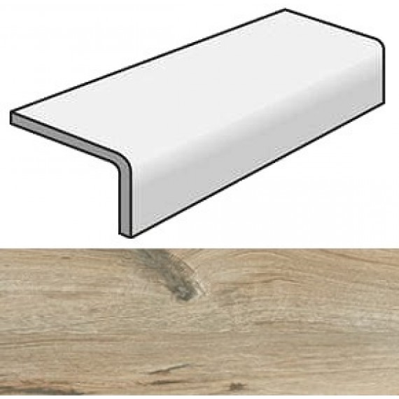 Керамогранит Ступени 756093 Planches Miel Elemento Elle Strutturato 15x60x6