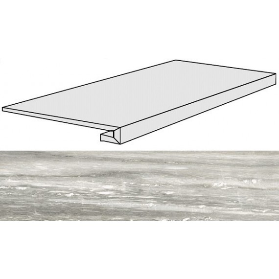 Керамогранит Ступени 756344 Prexious Pearl Attraction Gradino Glossy 33x120x3
