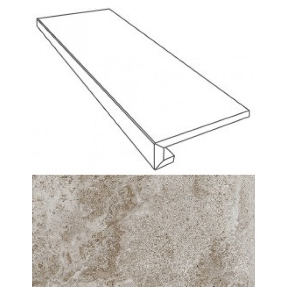 Керамогранит Ступени 76082 GRADONE GRIGIO 32x80