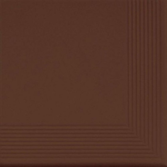 Керамогранит Ступени Braz/Brown 5876 Ступень угловая 30,0х30,0х1,1
