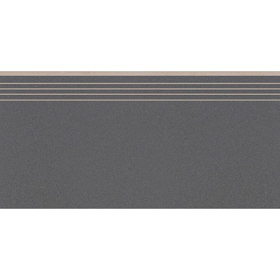 Керамогранит Ступени Cambia Grafit 2907 Ступень прямая 29,7х59,7 (Рект)