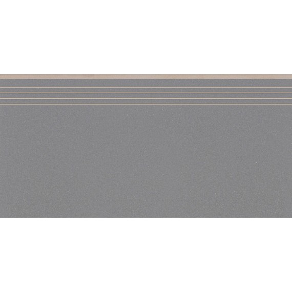 Керамогранит Ступени Cambia Gris 2884 Ступень прямая 29,7х59,7 (Рект)