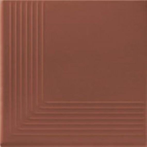 Клинкер Ступени Simple Red stopnica narozna 30x30