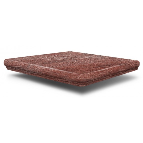 Клинкер Ступени n065378 Frankfurt Eckflorentiner Ziegelrot 32x32