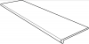 Ступень фронтальная Rodeno Round. Smooth Haya 33x120
