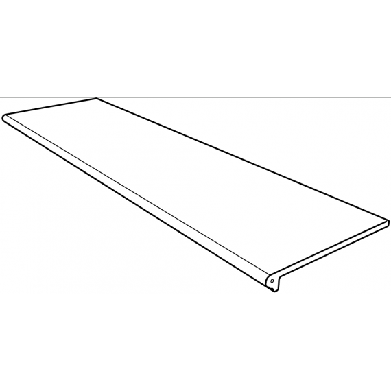 Ступени Ступень фронтальная Rodeno Round. Smooth Haya 33x120