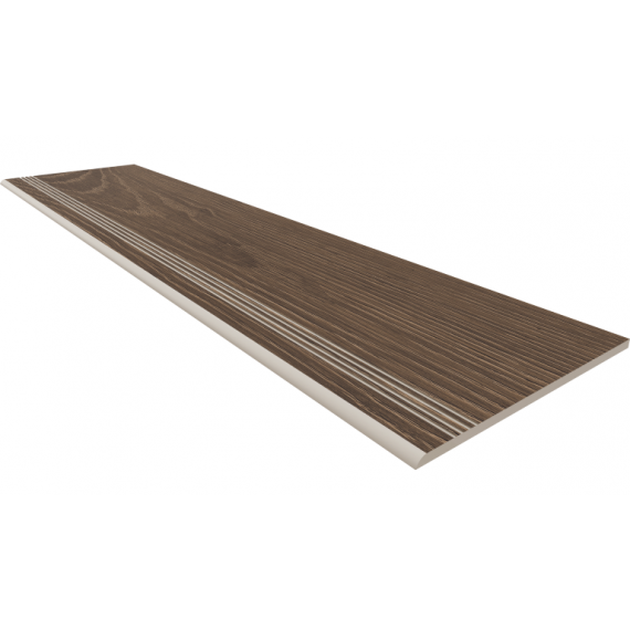 Керамогранит Ступень AV04 Alavesa Wenge Неполированный с насечками 30x160
