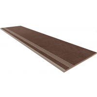 Ступень CA03 Cave Brown неполированный с насечками 30x120