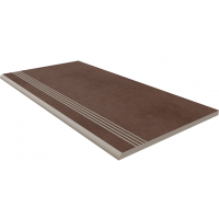Ступень CA03 Cave Brown неполированный с насечками 30x60