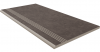 Ступень CA05 Cave Anthracite неполированный с насечками 30x60