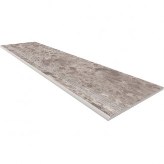 Ступень GR03 Грано Темно-серый Неполированный 30x120x9