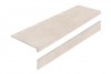 Ступень L Limestone Crema AS с подступенником 32x120