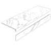 Ступень L Statuario Calipso Matt с подступенником 32x120