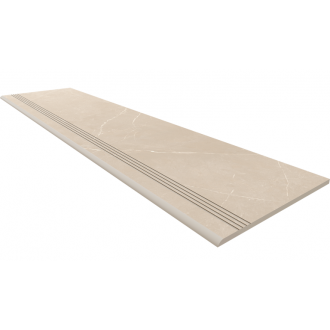 Ступень NL01 Nolana Beige неполированный с насечками 30x120