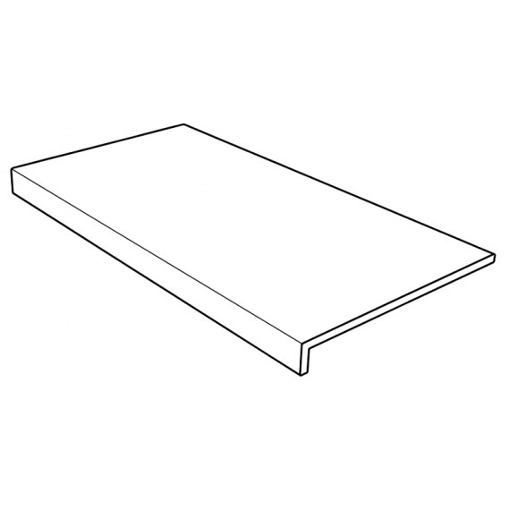 Клинкер ная плитка Ступень фронтальная Petra Beige Anti-Slip Recto 30x60